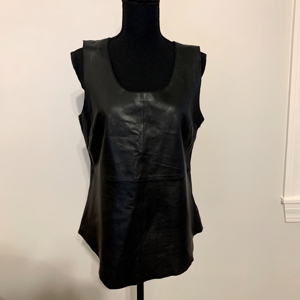 Leith Leather Top